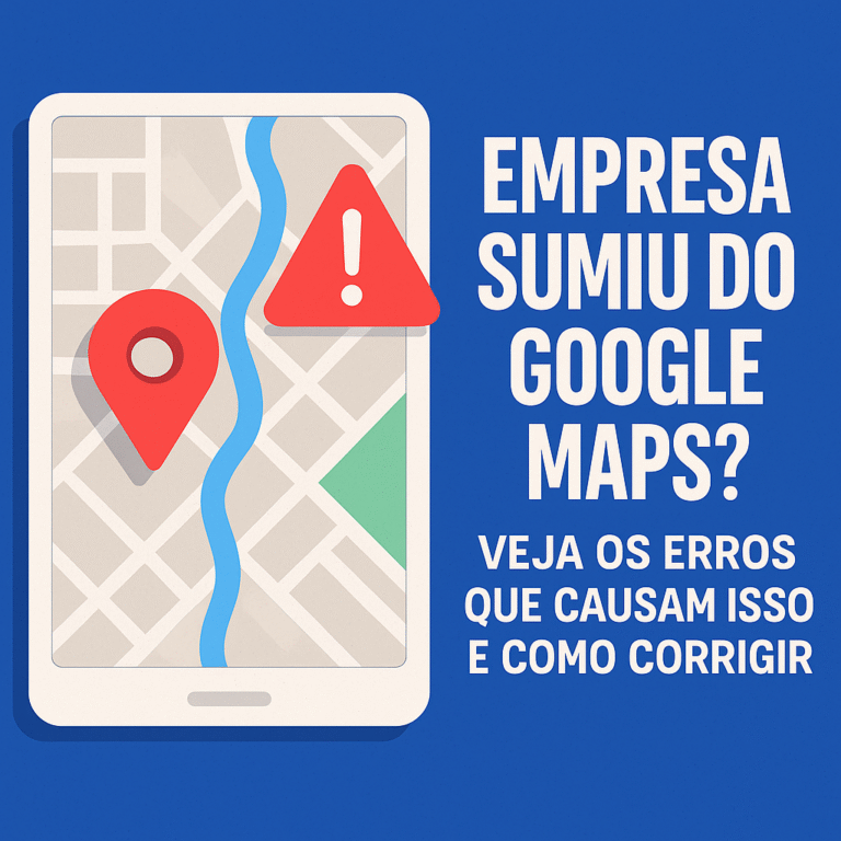 empresa sumiu do google maps