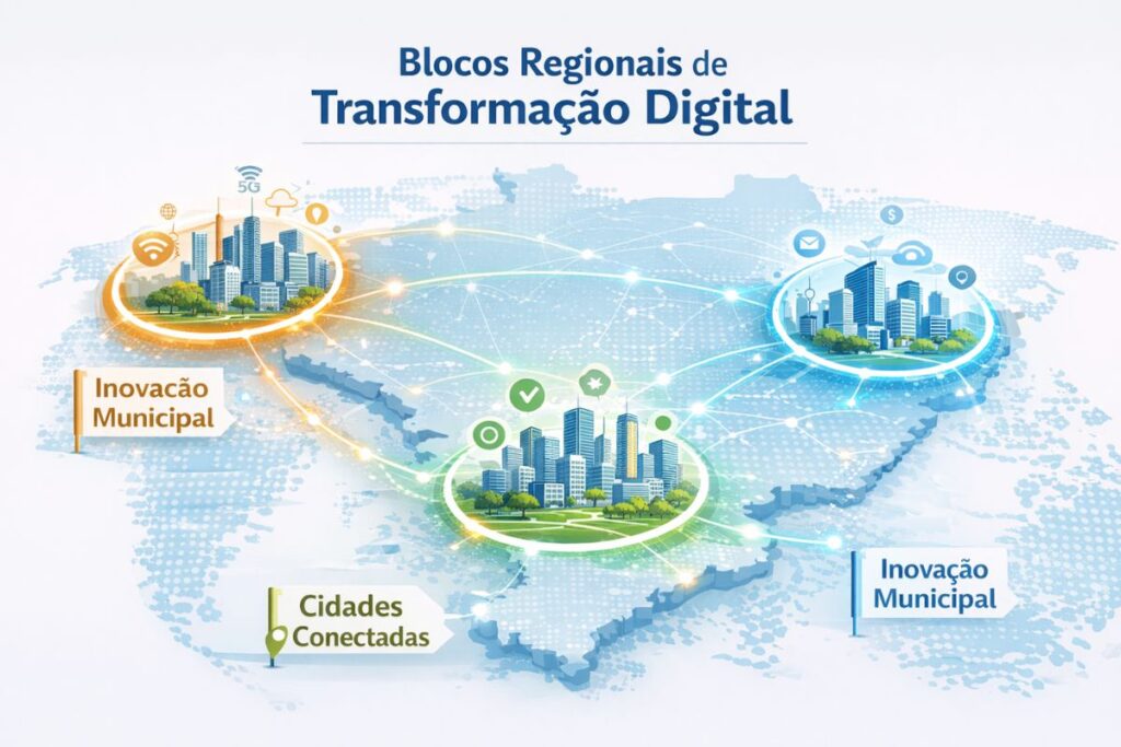 Blocos regionais de transformação digital
