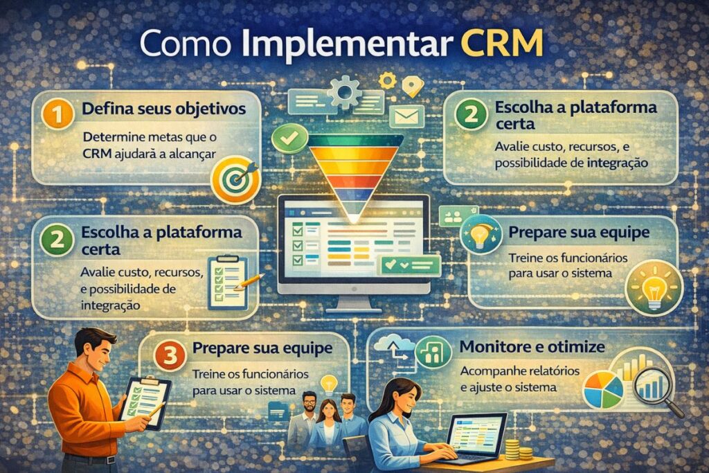 como implementar crm