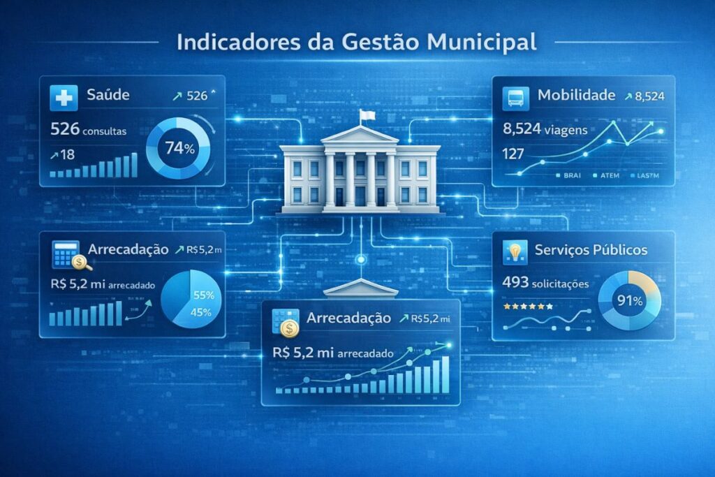 painel de indicadores municipais