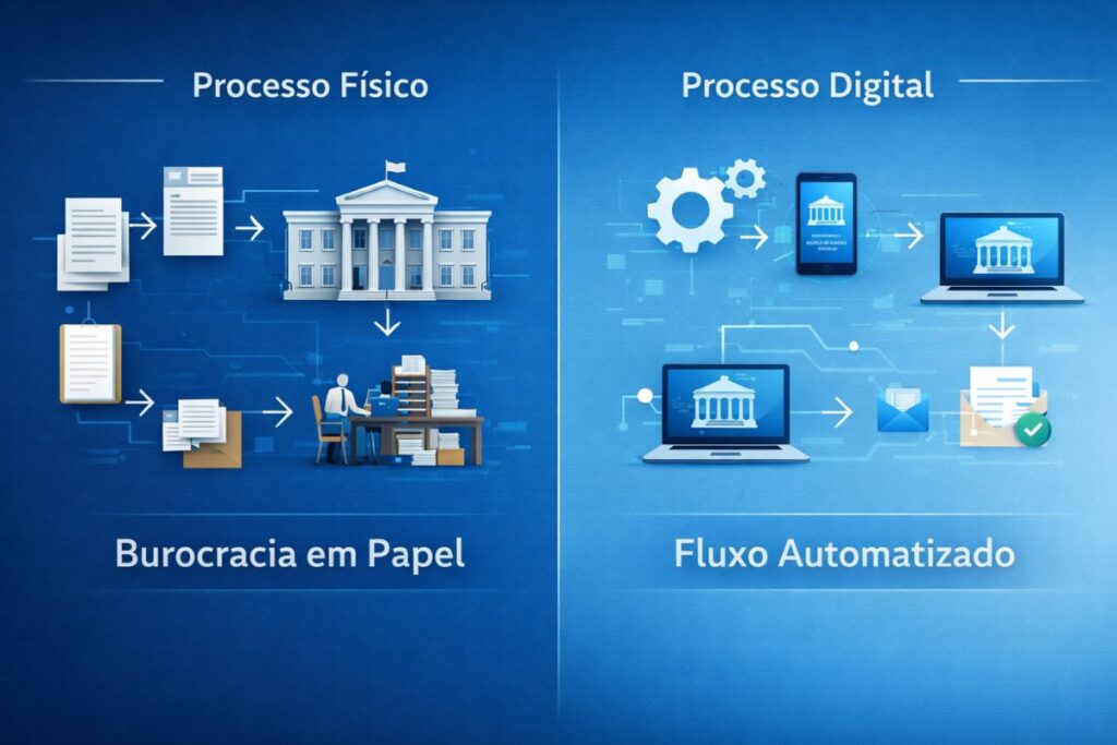 processo fisico vs processo digital