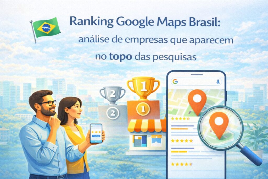 ranking google maps Brasil