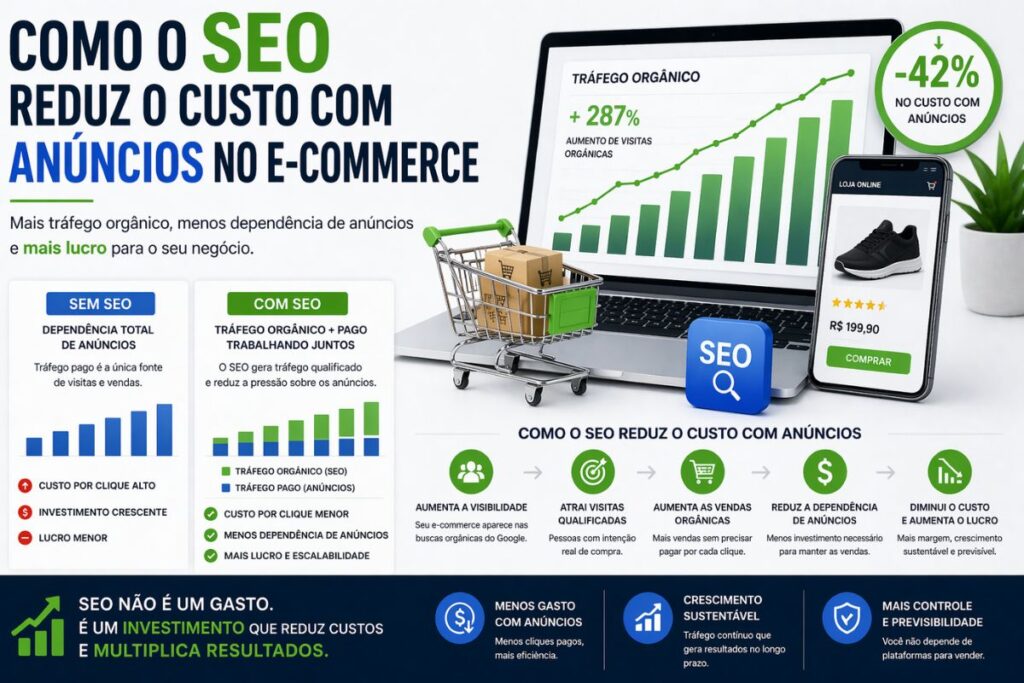 Como o SEO reduz o custo com anúncios no e-commerce
