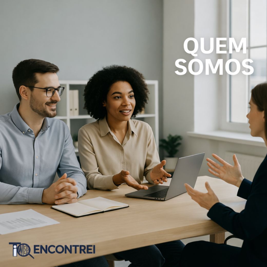 Equipe da Ti Encontrei na Web em reunião estratégica